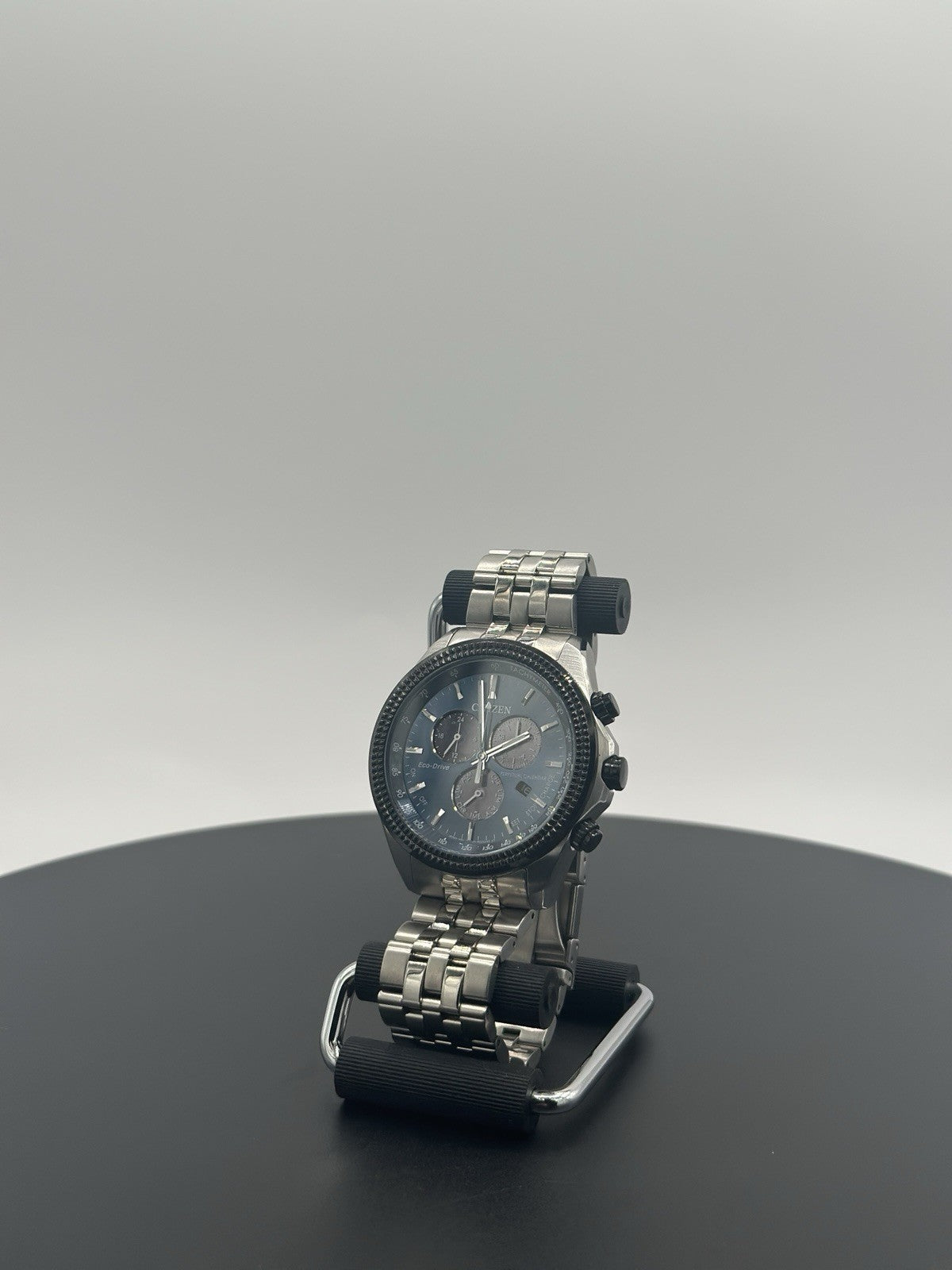 Citizen Brycen Men's Perpetual Calendar Chronograph Blue 44mm Watch BL5568-54L