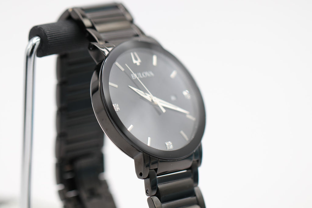 Bulova Futuro Modern 98D144 42mm Black Stainless Steel Men's Wristwatch