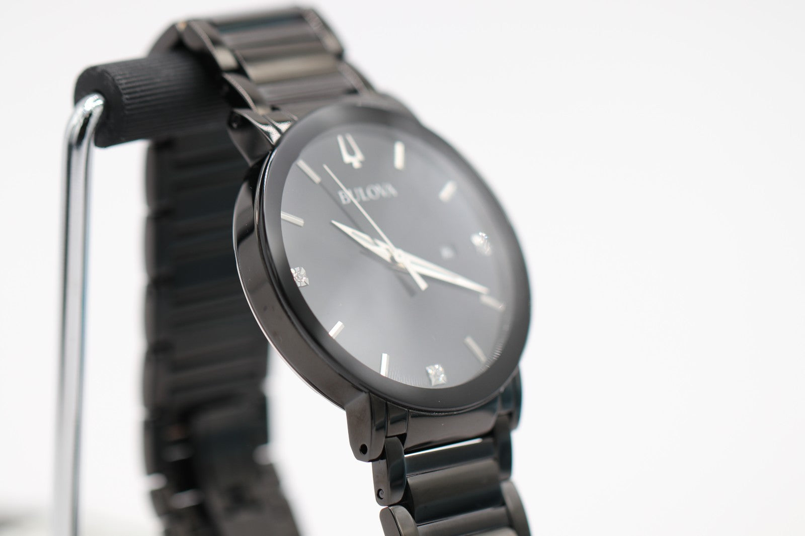 Bulova Futuro Modern 98D144 42mm Black Stainless Steel Men's Wristwatch