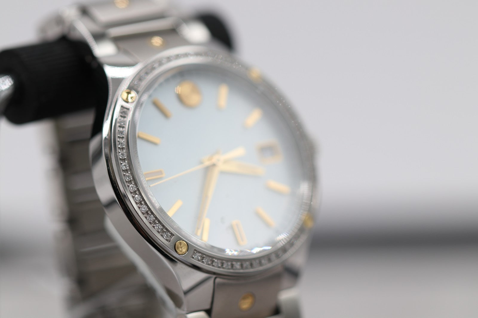 Movado S.E. Diamond Women's Two Tone Swiss Quartz Watch 0607517