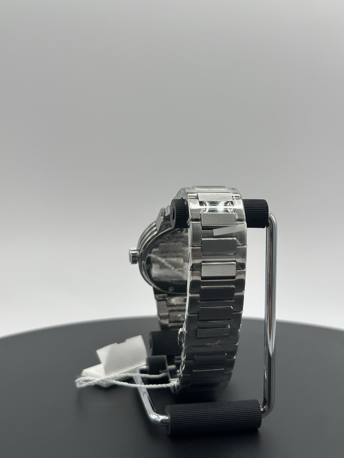 Ferragamo Mens F-80 Stainless Steel 44mm Bracelet Fashion Watch $1,395 Retail