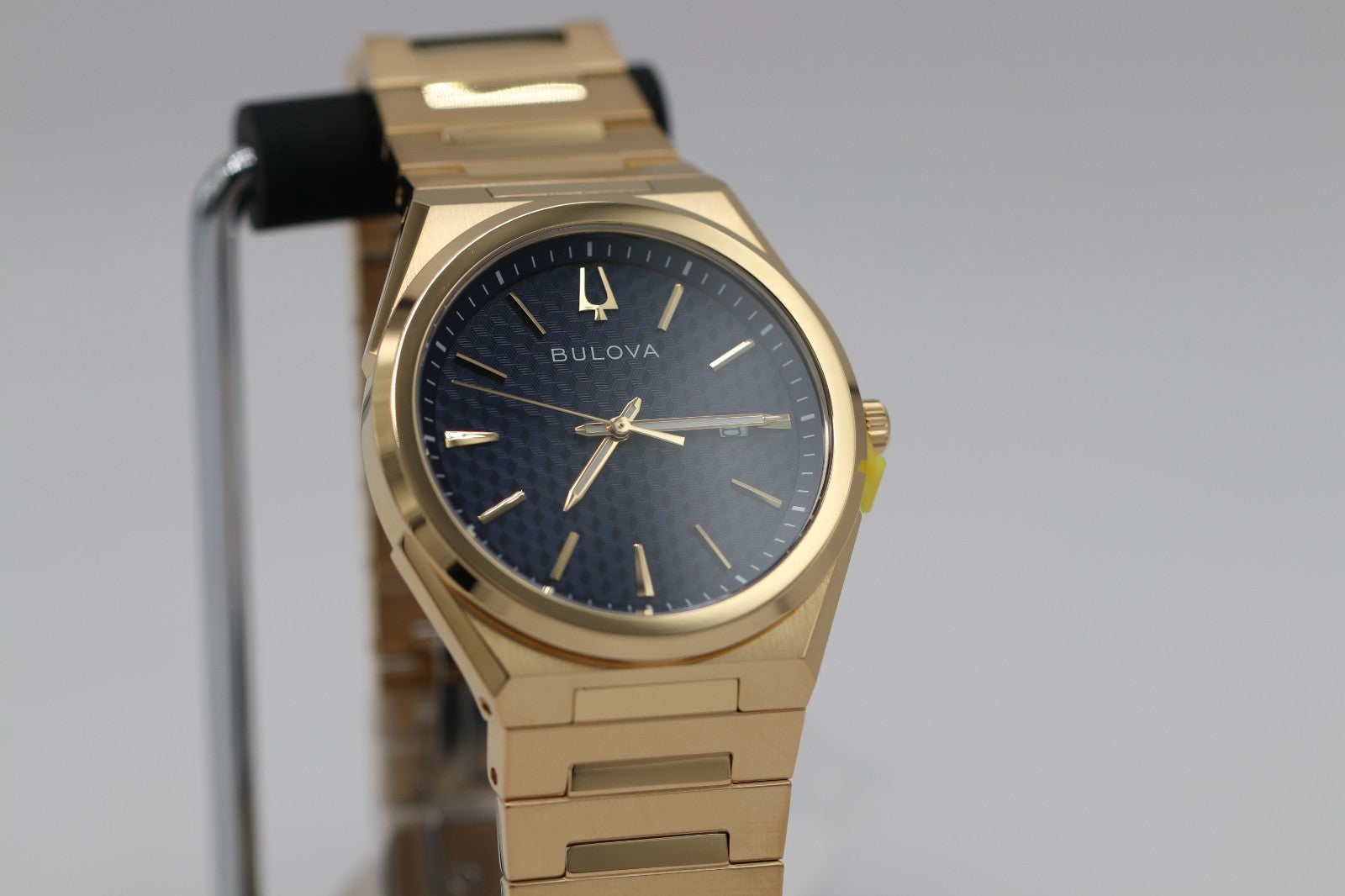 Bulova - Gold Blue Dial Classic SS Men's Quartz Watch - 97B233 - MSRP $425