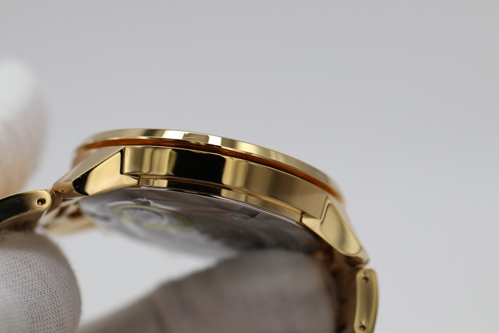 Movado Bold Gold Chronograph Dial Men's Watch 3600485