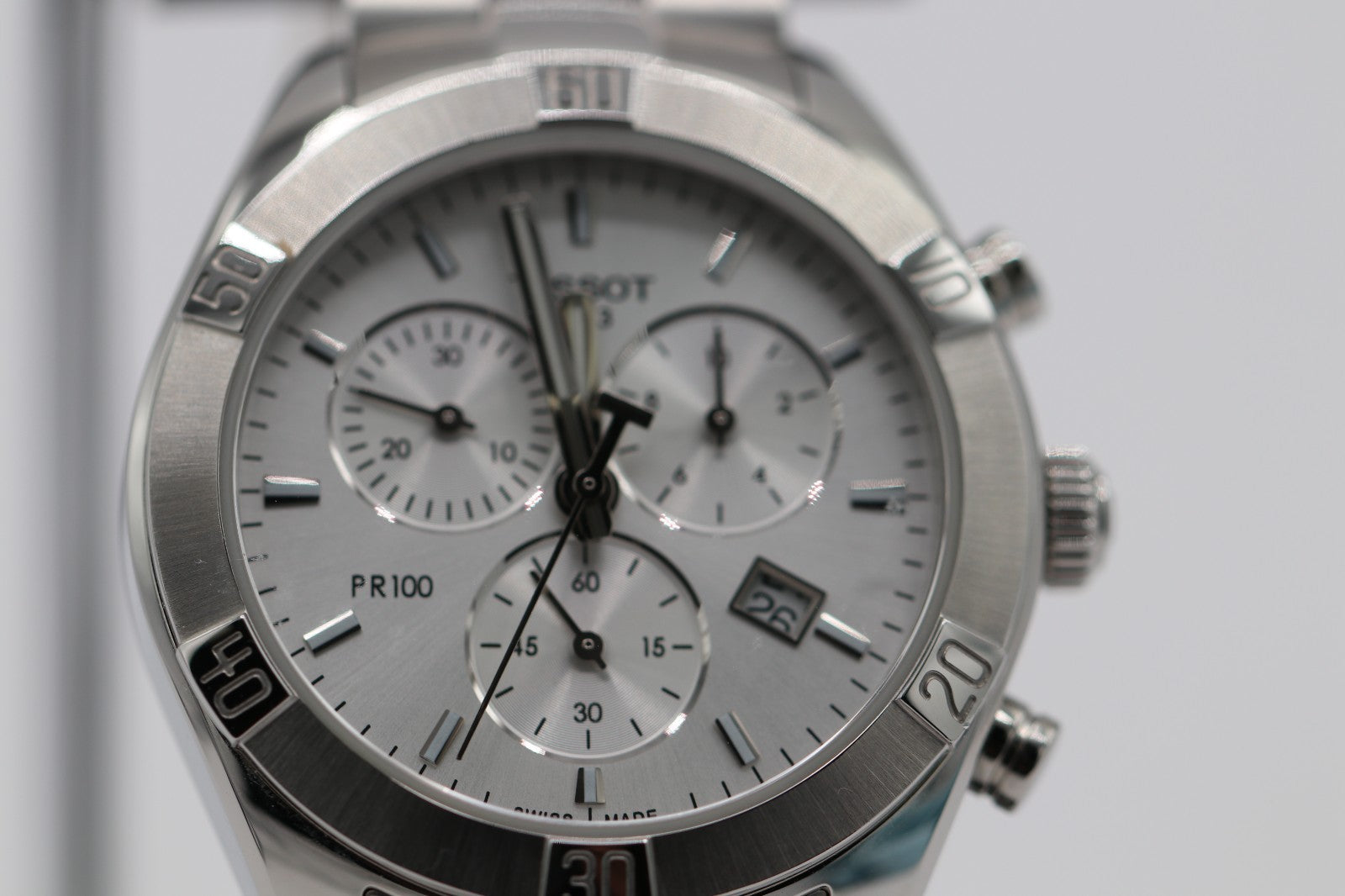 Tissot PR 100 Sport Chronograph Stainless Steel 38mm Watch T101.917.11.031.00