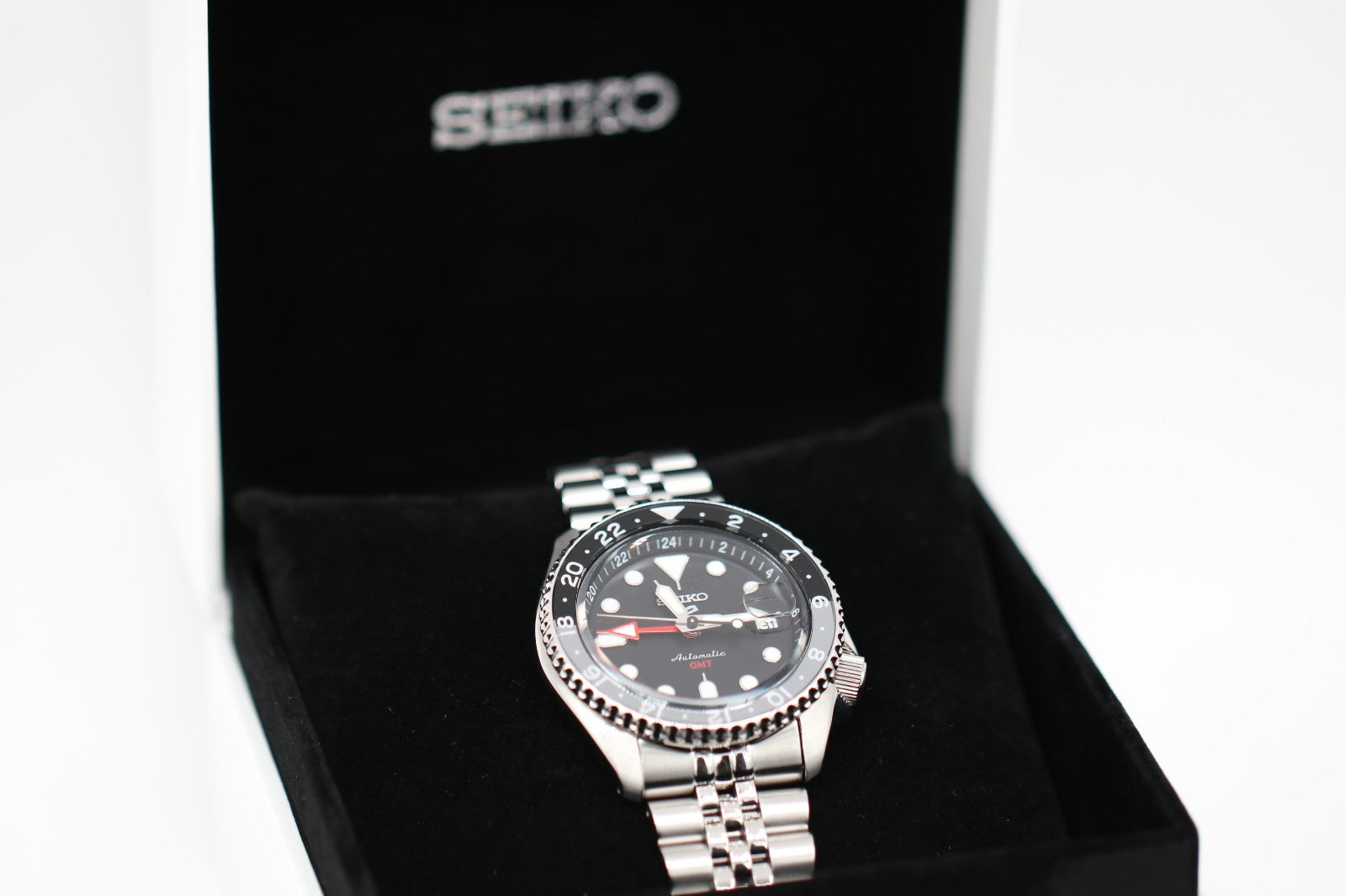 Seiko 5 Five Sports SSK001 SKX GMT Automatic Watch 100m Black Dial SSK001K1