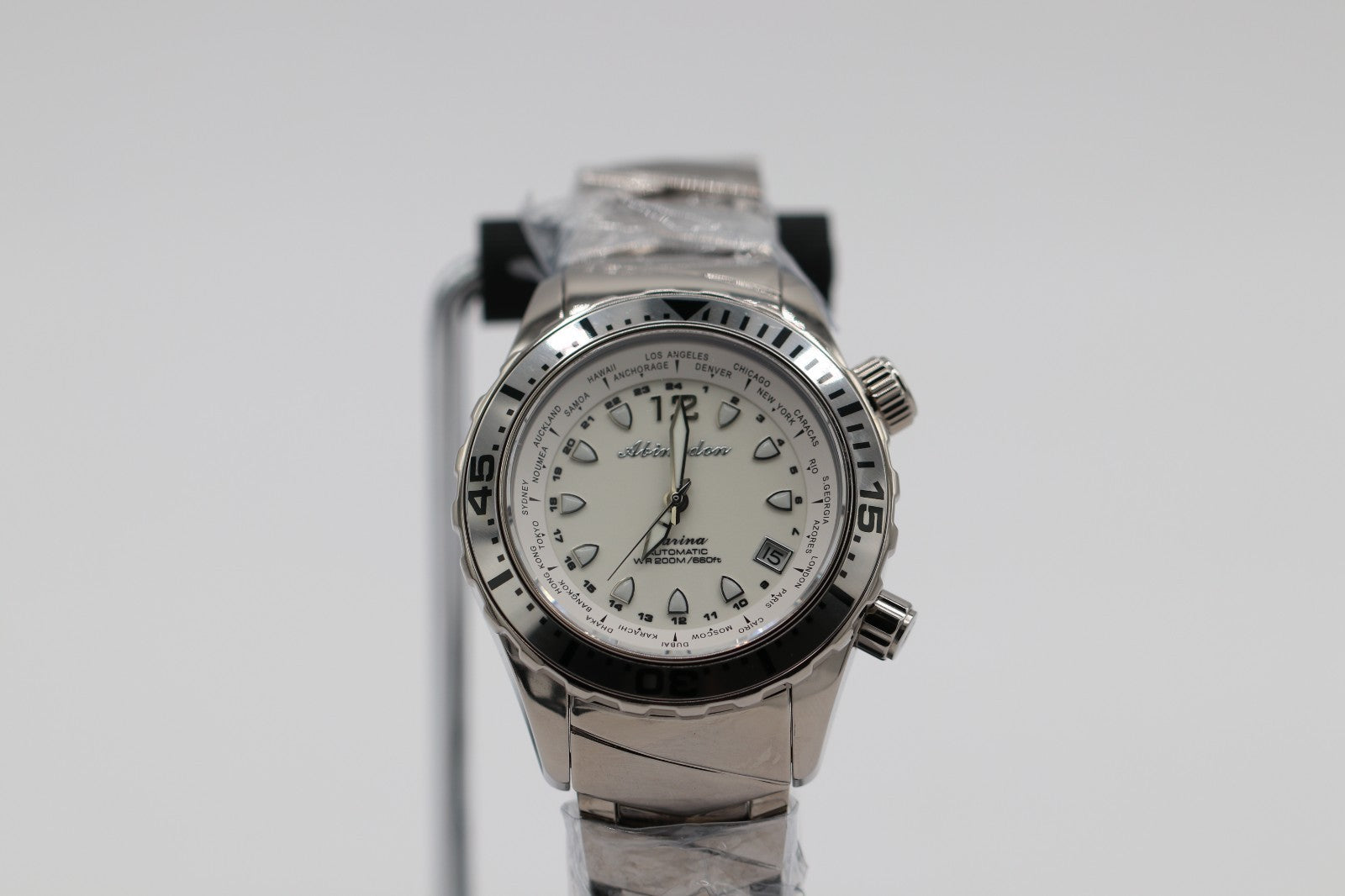 Abingdon Co. Women's Marina Diver's Multifunctional Titanium Bracelet  40mm