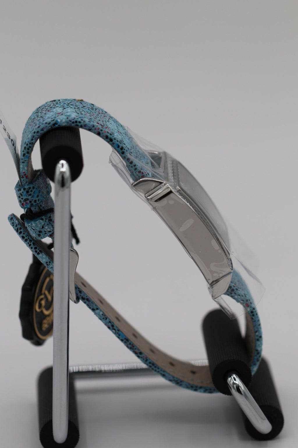 GV2 by Gevril Women's 12309F Padova Floral Blue MOP Dial Swiss Quartz Watch