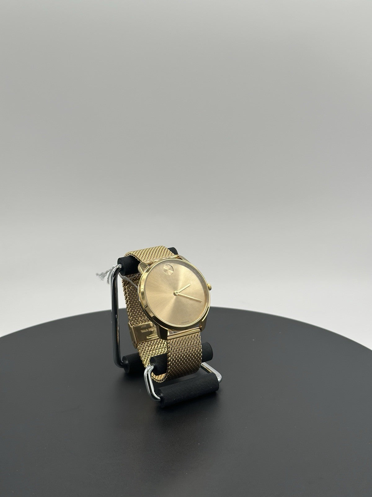 Movado Men's Watch 3600833 Bold Gold Dial Swiss Quartz Steel 42mm Mesh Band