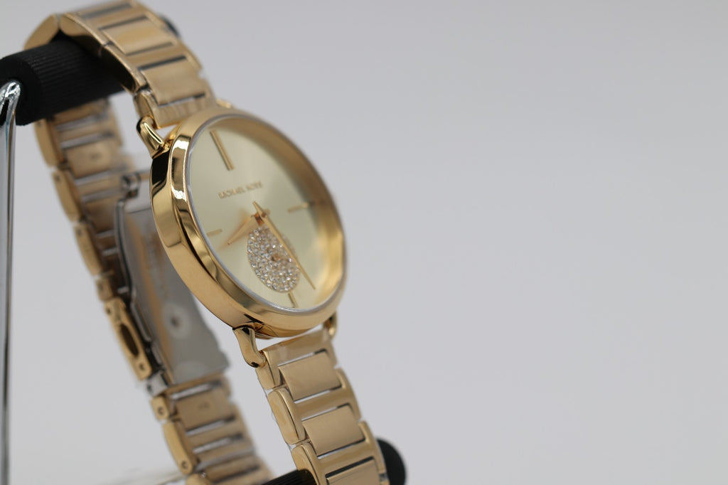 Womens Wristwatch MICHAEL KORS PORTIA MK3639 Stainless Steel Golden Swarovski