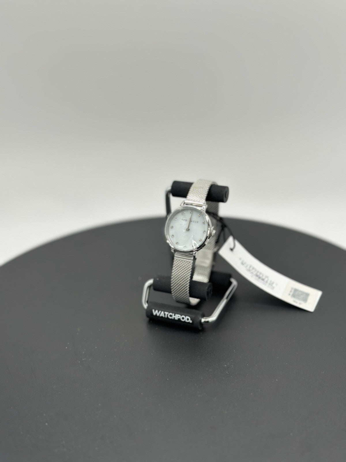 Staciie 28mm Mother of Pearl Dial with Silver-Tone Mesh Strap