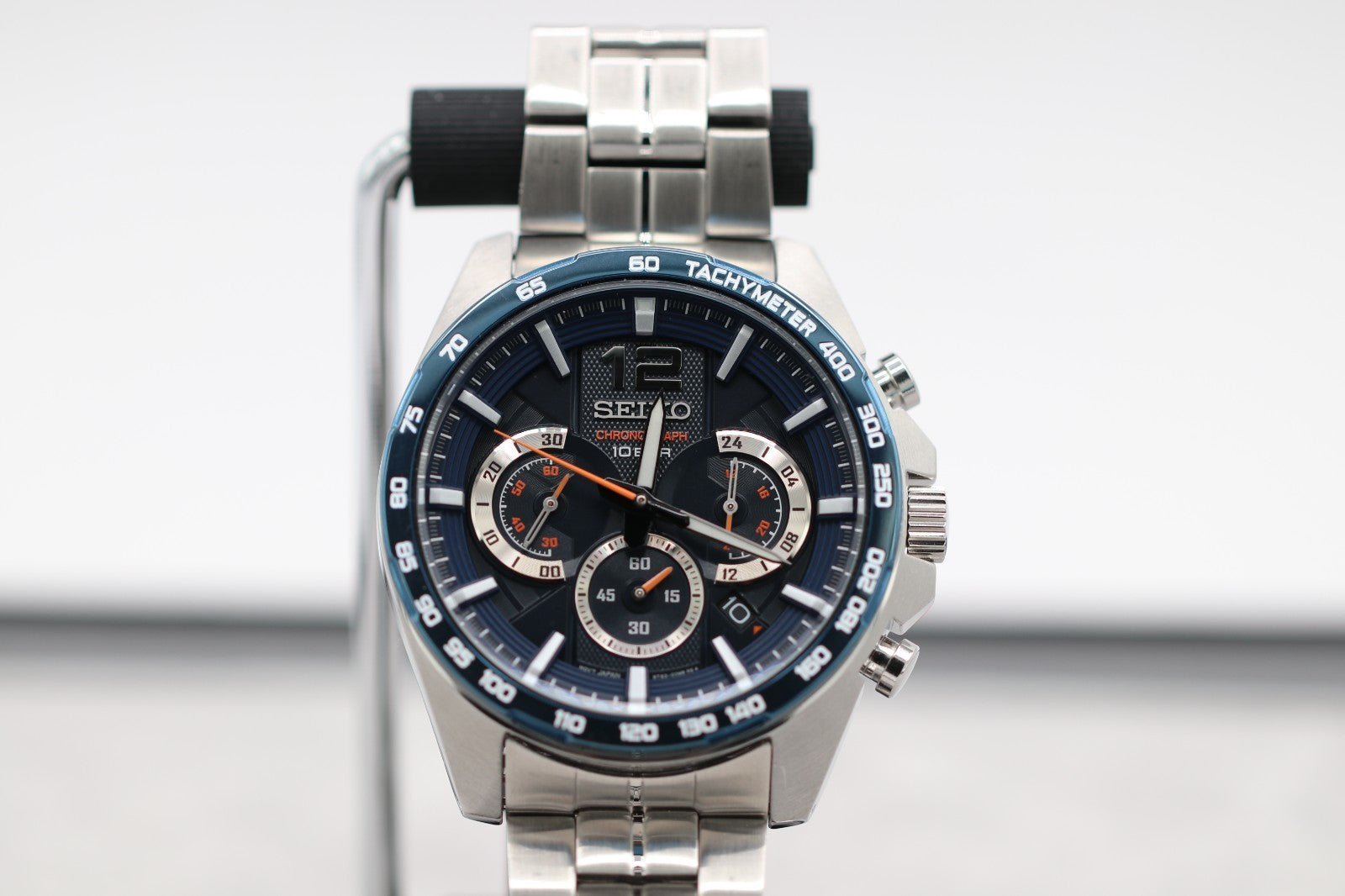 Seiko Essentials SSB345 44mm Stainless Steel Men's Watch