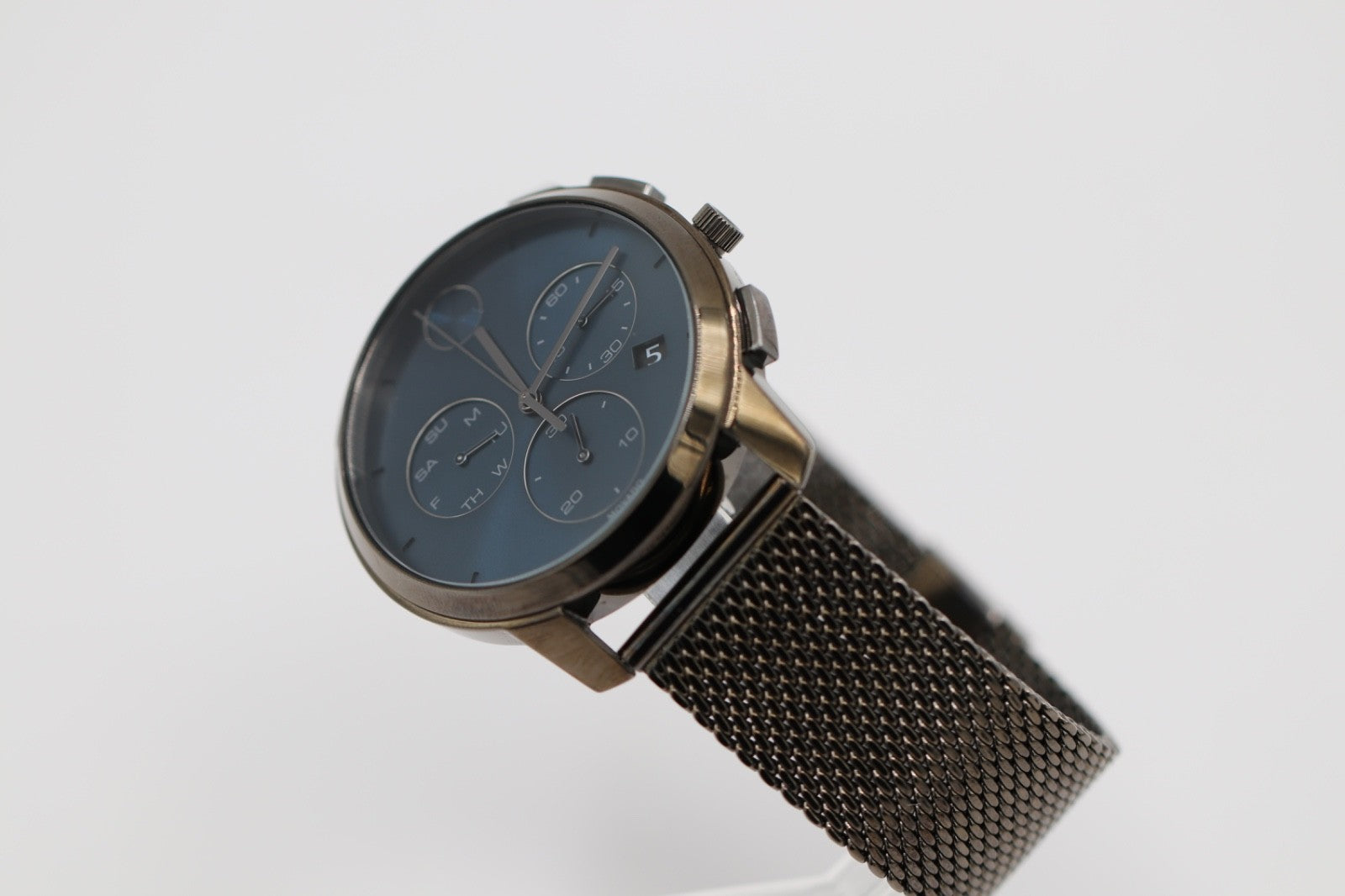 Movado BOLD Thin Chronograph Quartz Blue Dial Men's Watch 3600721