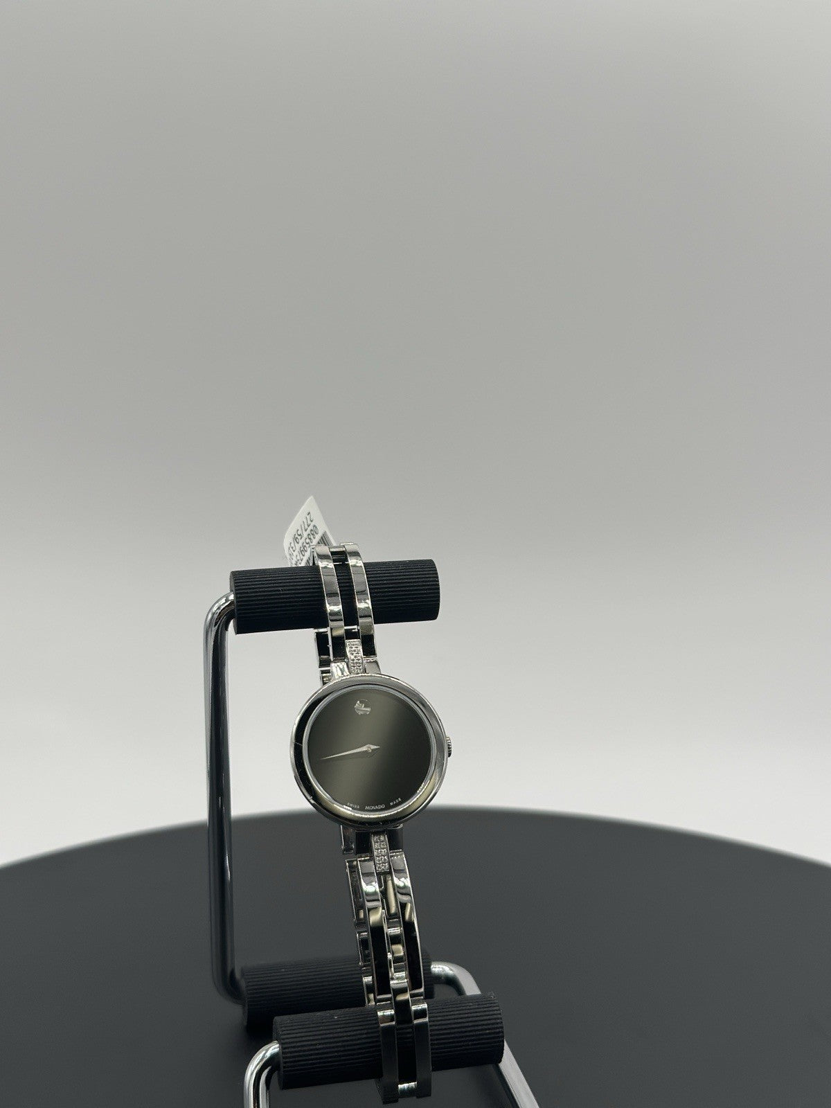 Movado 0607471 Esperanza Black Museum Dial w/Concave Dot Diamond Women's Watch