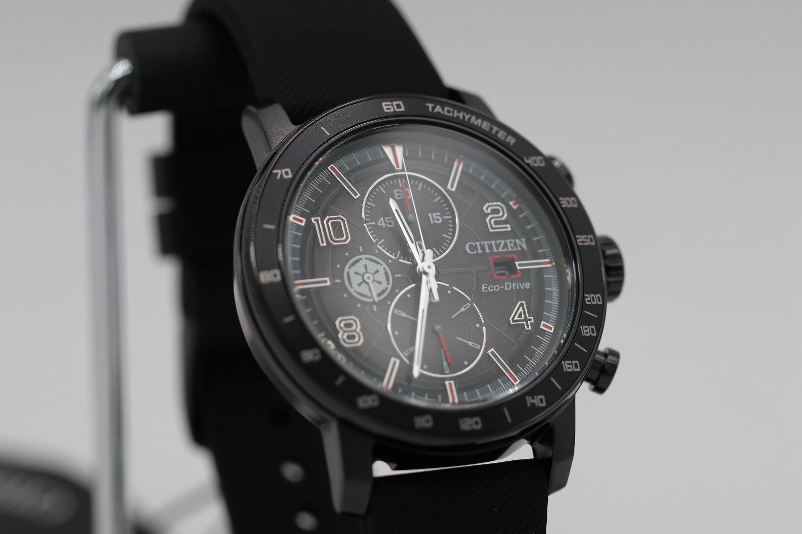 Citizen StarWars Darth Vader Eco-Drive Chrono Mens Watch CA0764-08W / MSRP $425