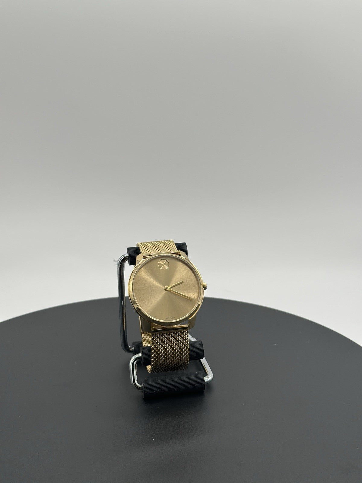 Movado Men's Watch 3600833 Bold Gold Dial Swiss Quartz Steel 42mm Mesh Band
