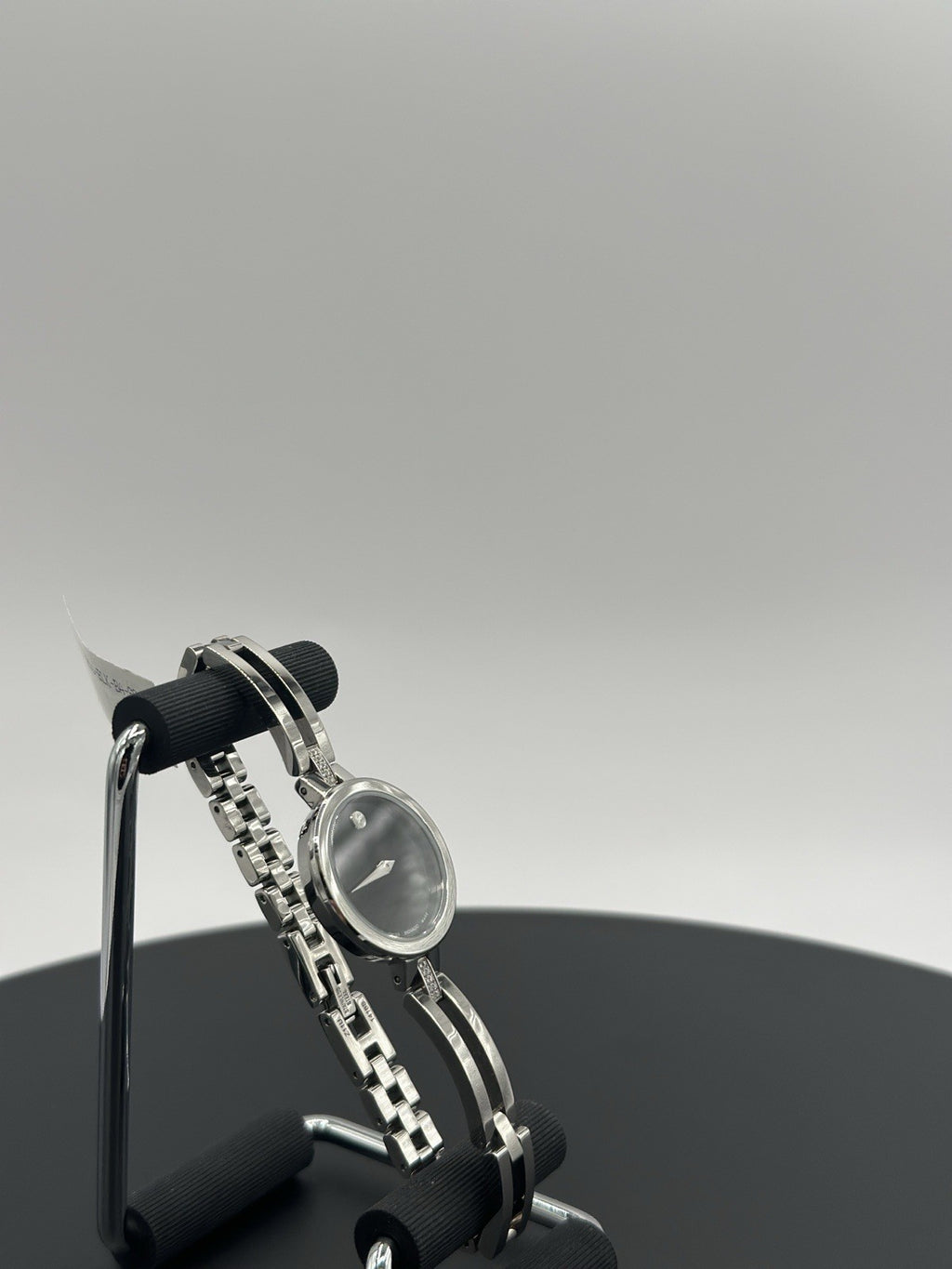 Movado 0607471 Esperanza Black Museum Dial w/Concave Dot Diamond Women's Watch