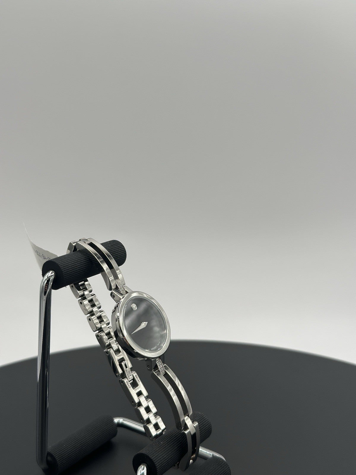 Movado 0607471 Esperanza Black Museum Dial w/Concave Dot Diamond Women's Watch
