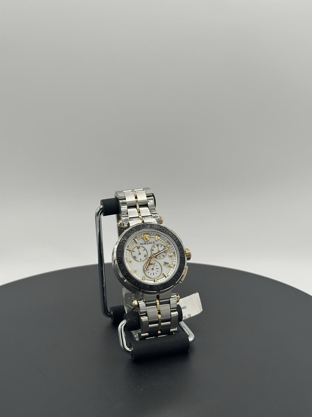 Versace Wristwatch GRECA CHRONO Chronograph Silver dial Stainless steel NEW