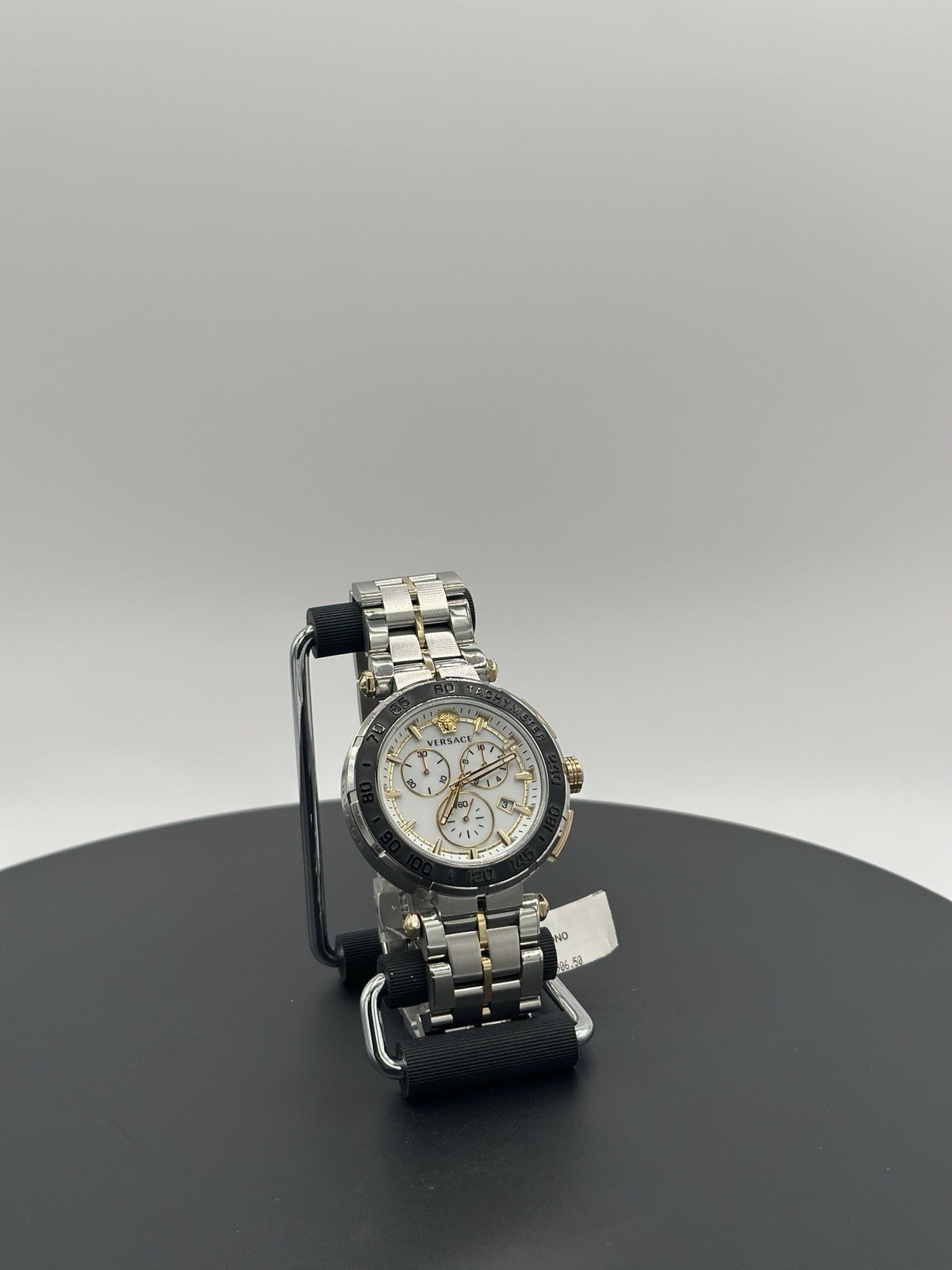 Versace Wristwatch GRECA CHRONO Chronograph Silver dial Stainless steel NEW
