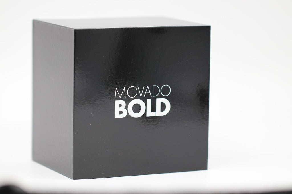 Movado Bold Verso Men's Blue ION PVD Stainless Quartz Watch 3600862