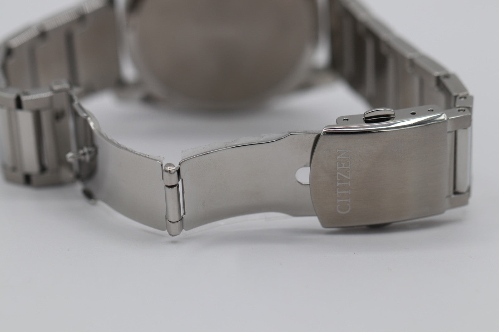 Citizen Eco-Drive CTO Mens Silver Calendar Bracelet Watch 42mm  AW0080-57A