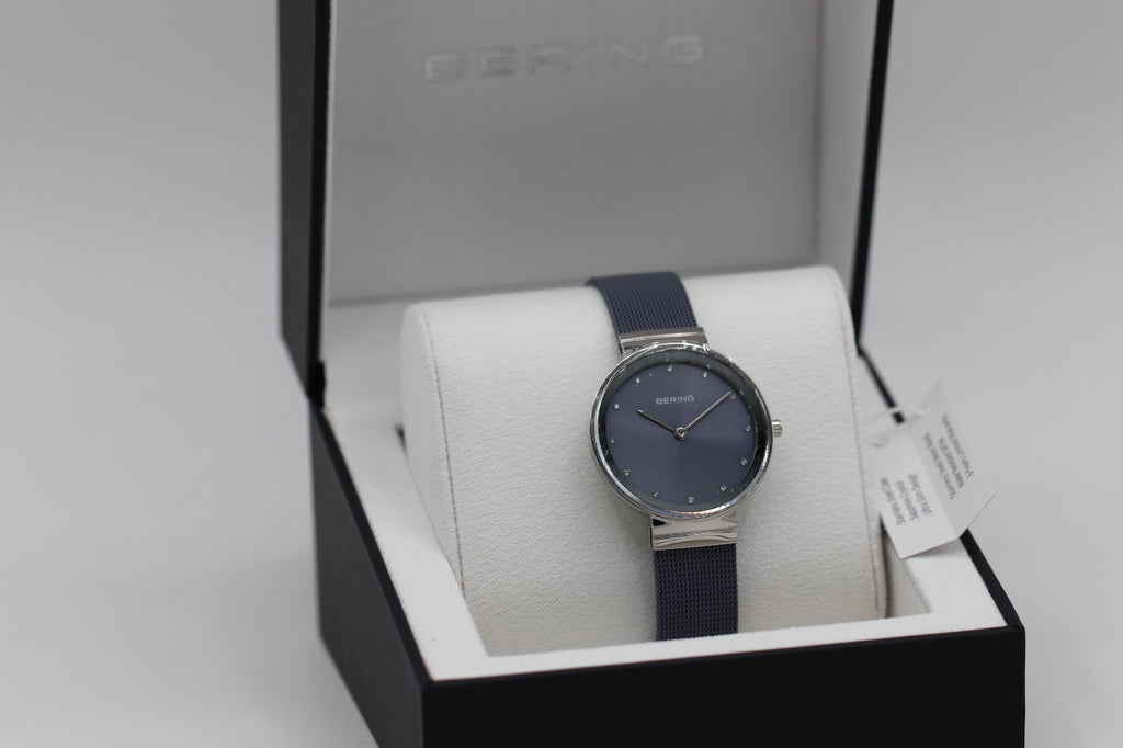 Bering Classic Women's Quartz Watch 31mm Stainless Lavender Dial  10131-909