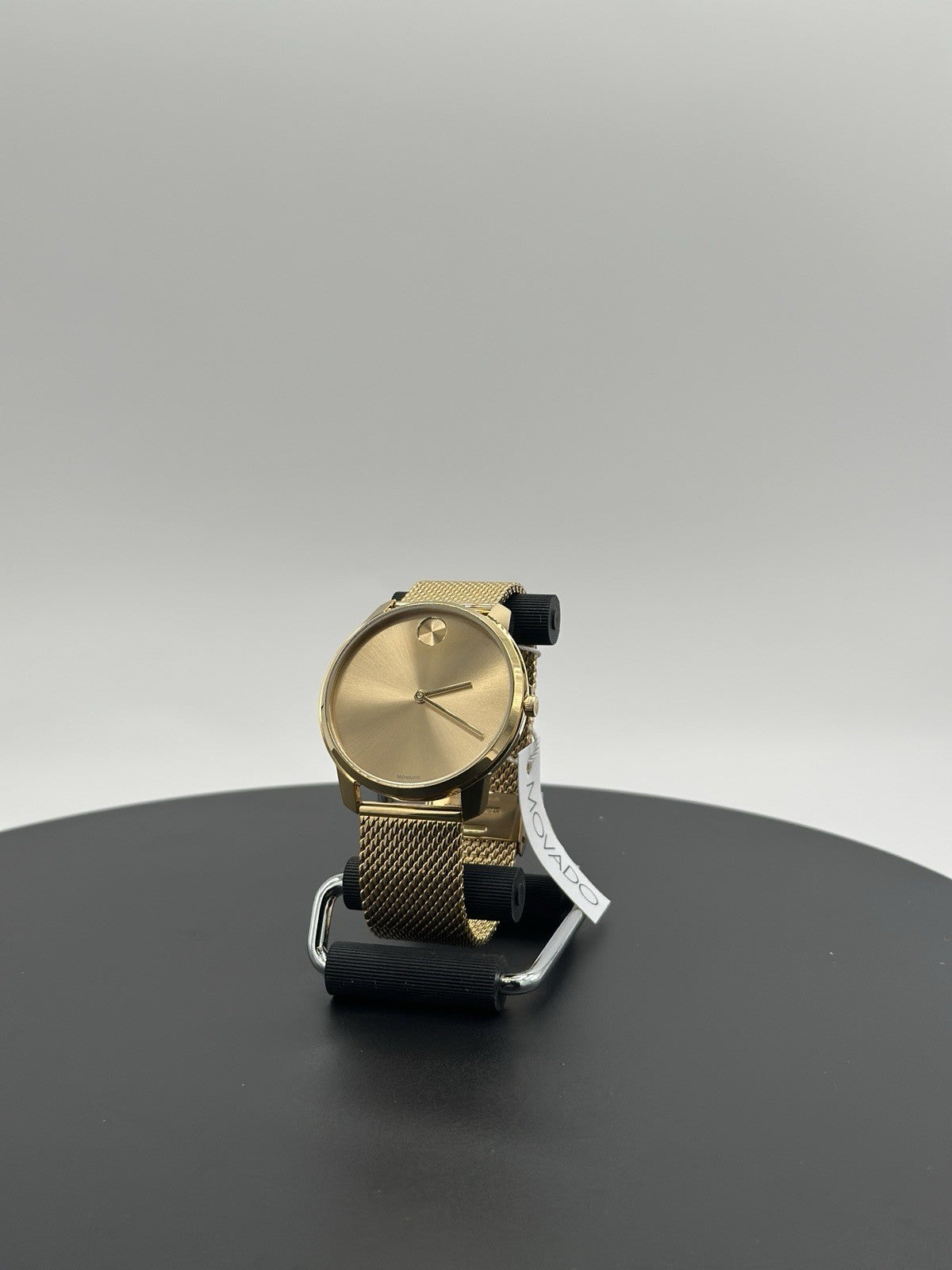 Movado Men's Watch 3600833 Bold Gold Dial Swiss Quartz Steel 42mm Mesh Band