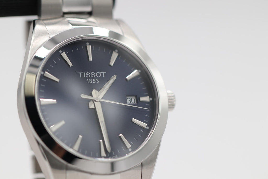 TISSOT Gentleman T127.410.11.041.00 Quartz Blue Dial Men's Watch 40mm