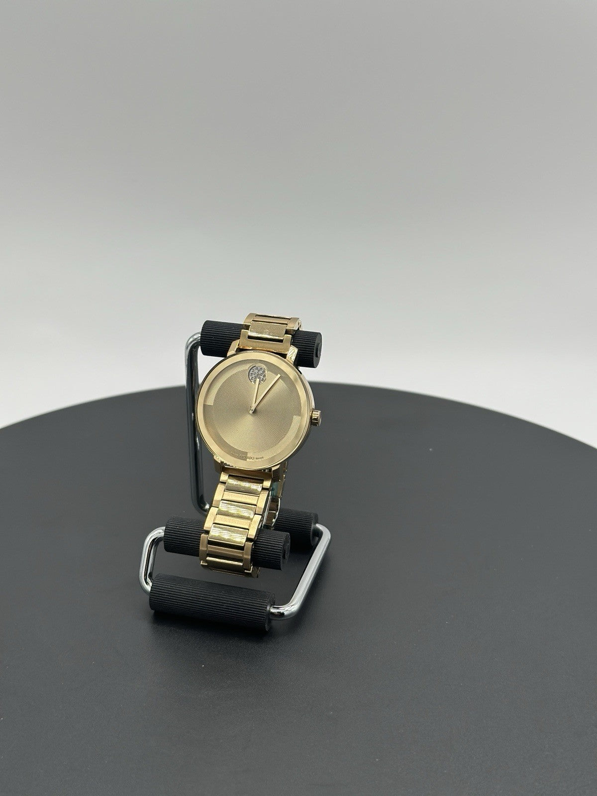 Movado Women's Watch 3601106 Bold Swiss Quartz Gold Dial Stainless Steel 34mm