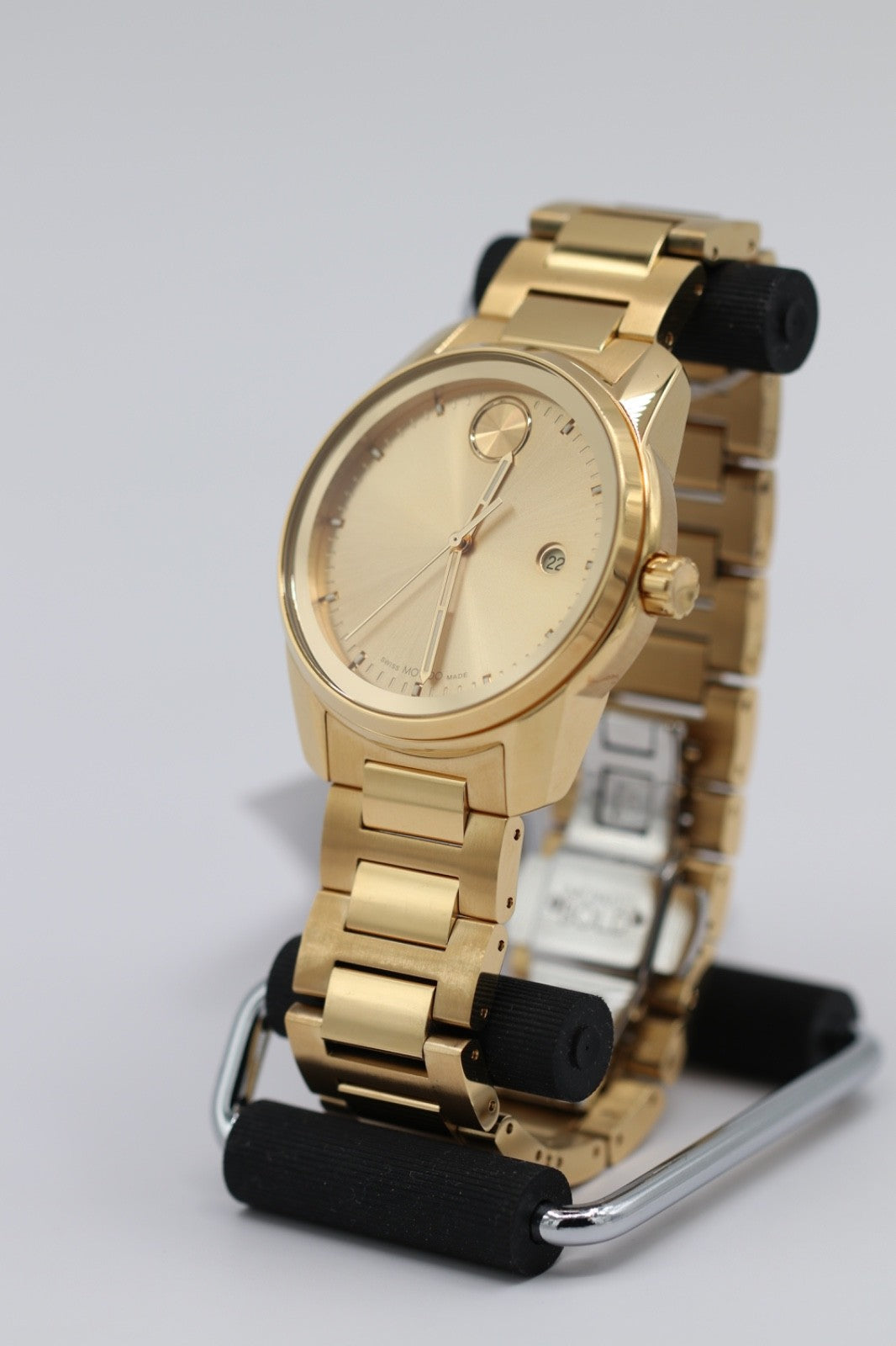 Movado Bold Verso Men's Gold Tone PVD Stainless Steel Quartz Watch 3600861