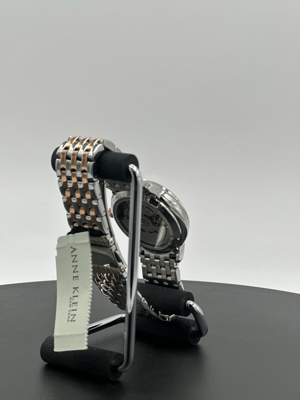 Anne Klein 12/2339MPRT 36 mm Silver Stainless Steel Case with Rose...