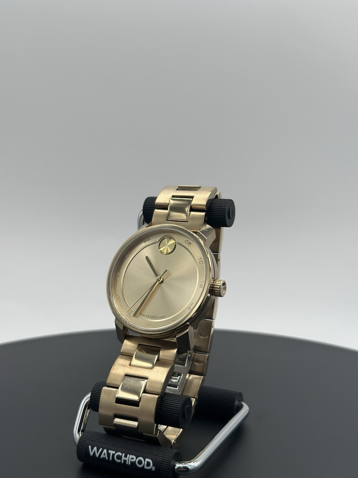 Movado 3600912 Men's New Bold Access Gold-Tone Dial Quartz Watch