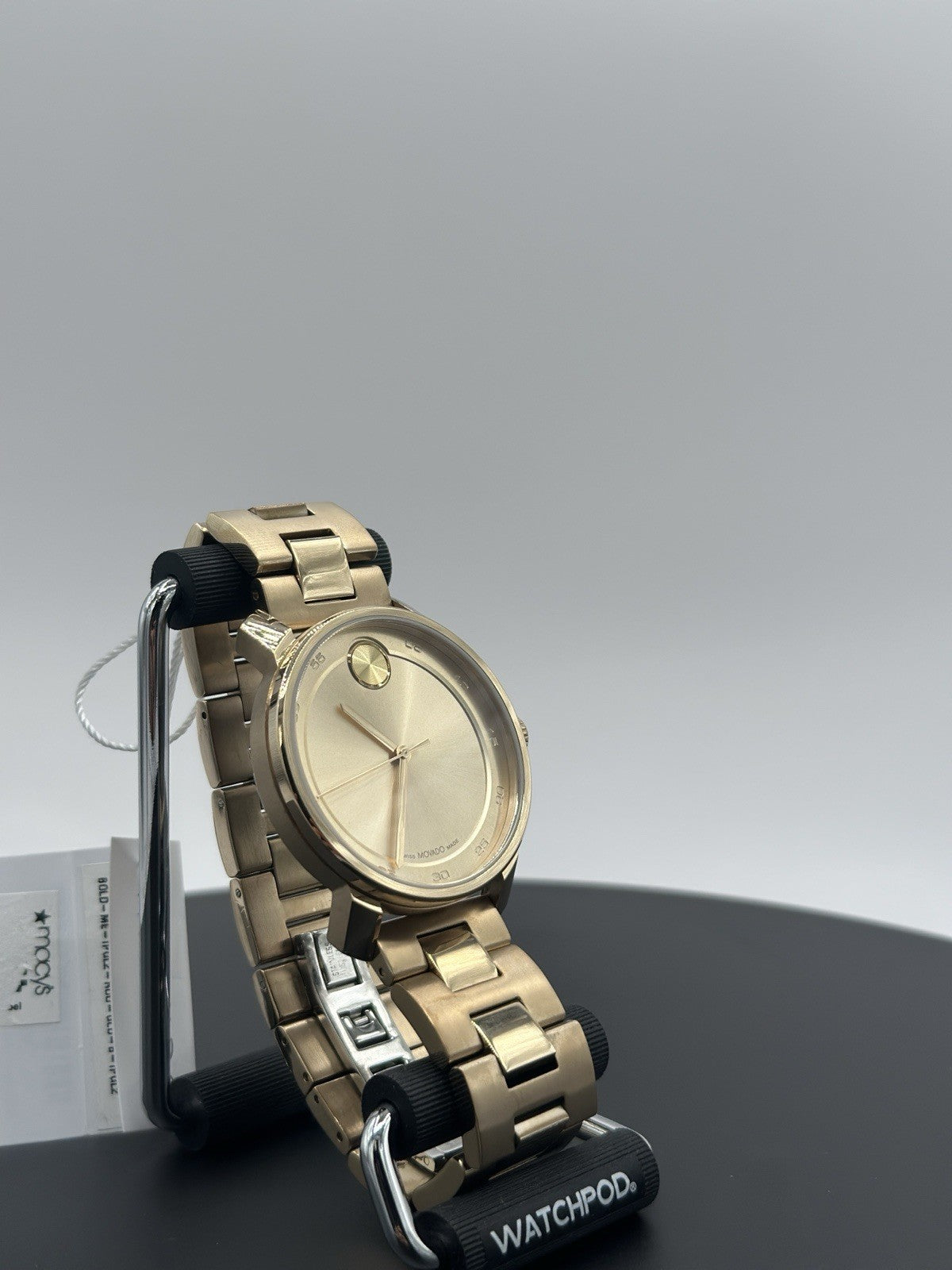 Movado 3600912 Men's New Bold Access Gold-Tone Dial Quartz Watch