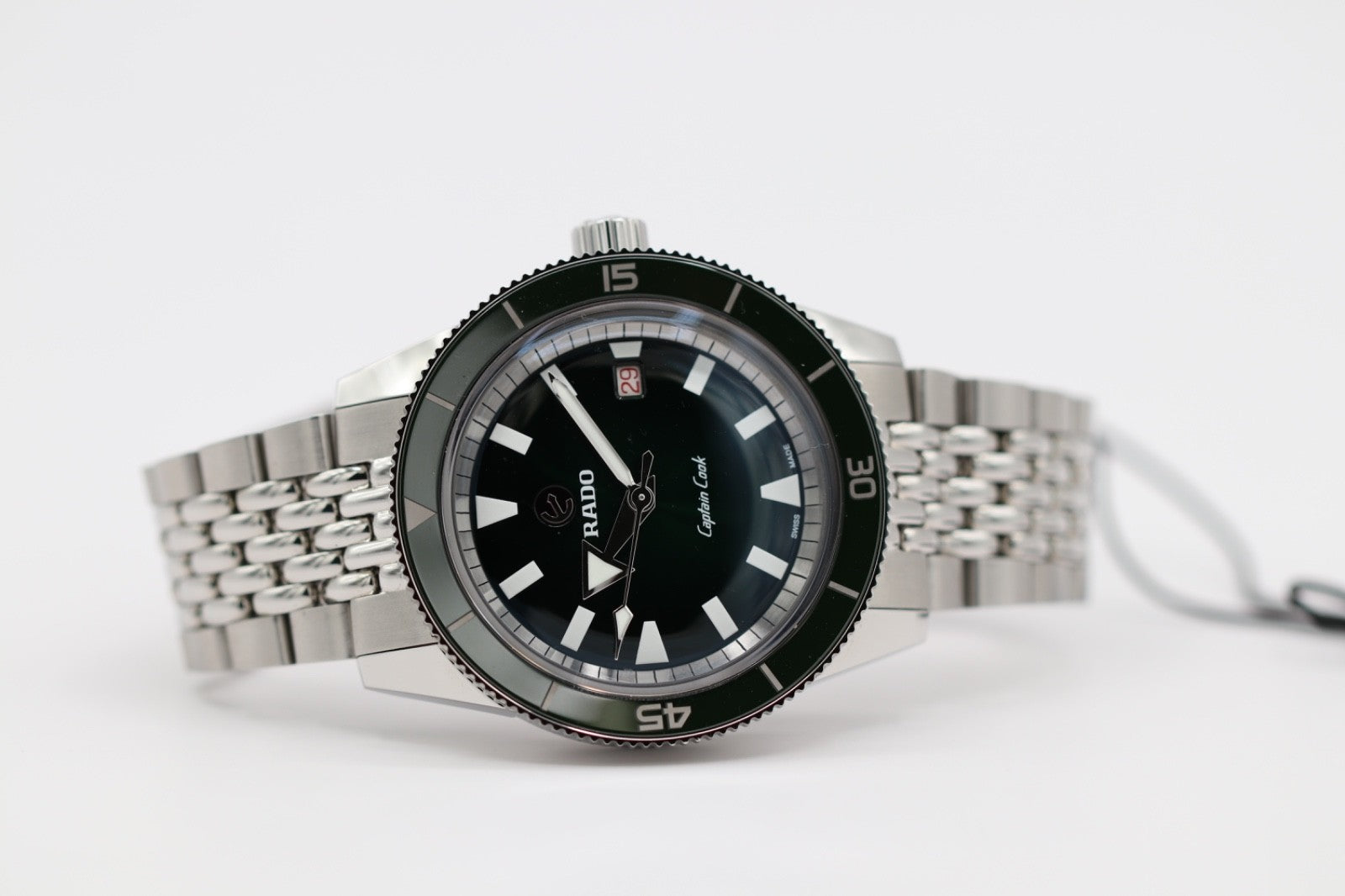 Rado Captain Cook 42mm Auto Green Dial Men's Watch R32505318