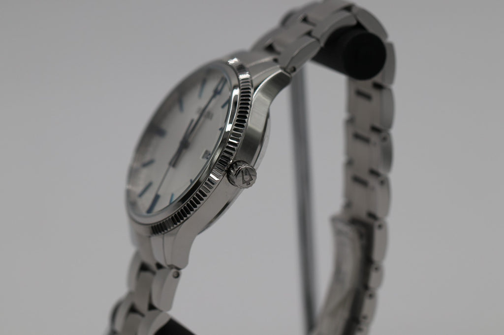 Bulova Men's Silver Dial Stainless Steel Quartz Watch 96B451