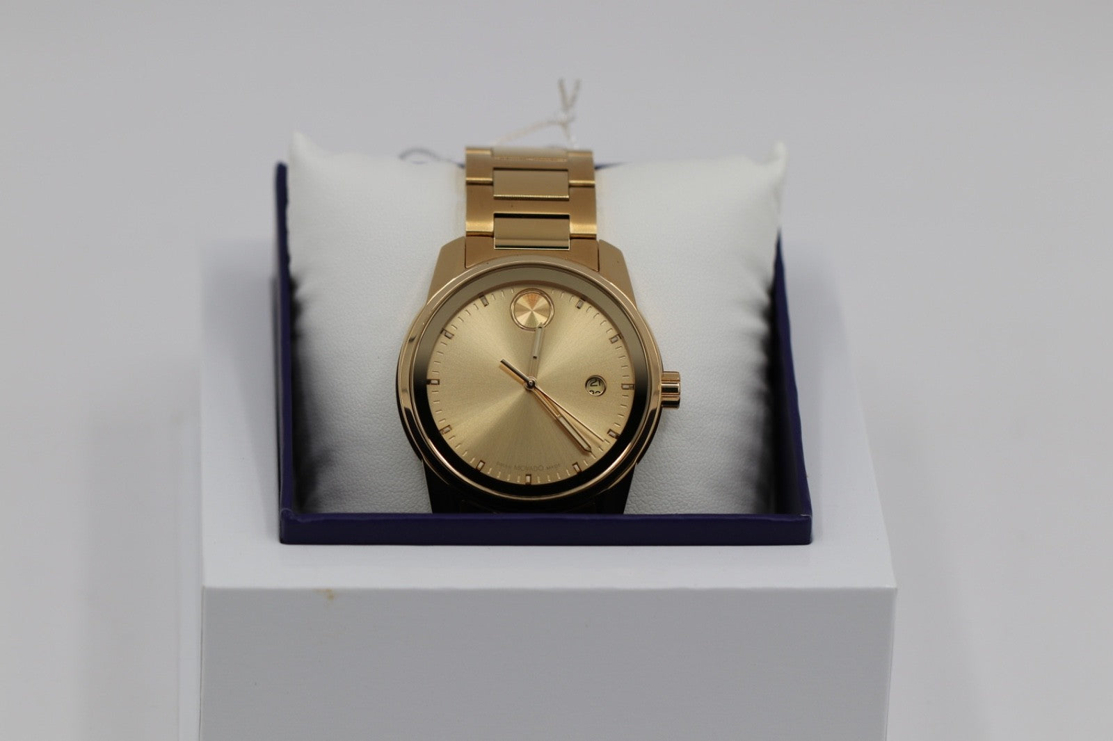 Movado Bold Verso Men's Gold Tone PVD Stainless Steel Quartz Watch 3600861