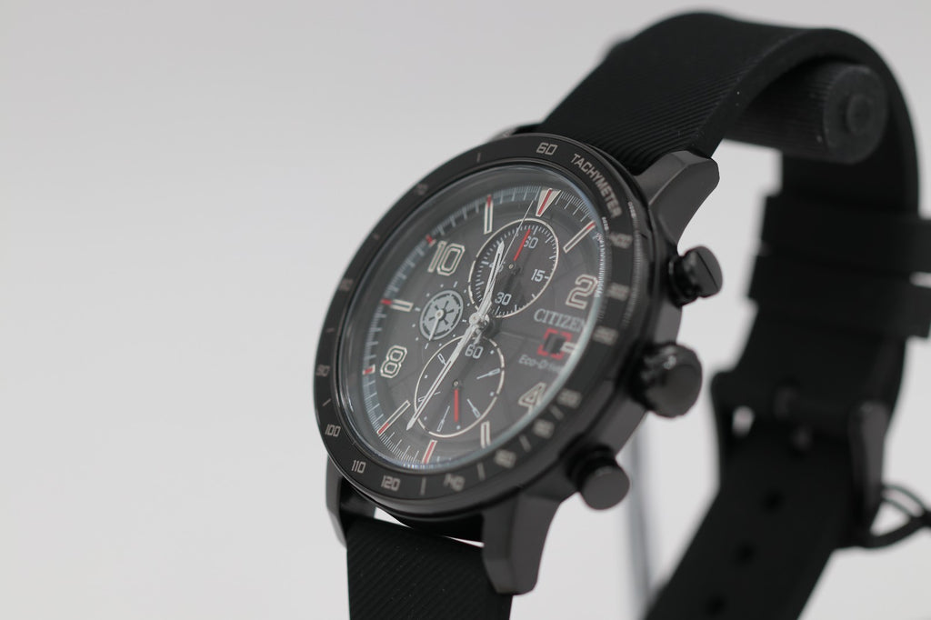 Citizen StarWars Darth Vader Eco-Drive Chrono Mens Watch CA0764-08W / MSRP $425