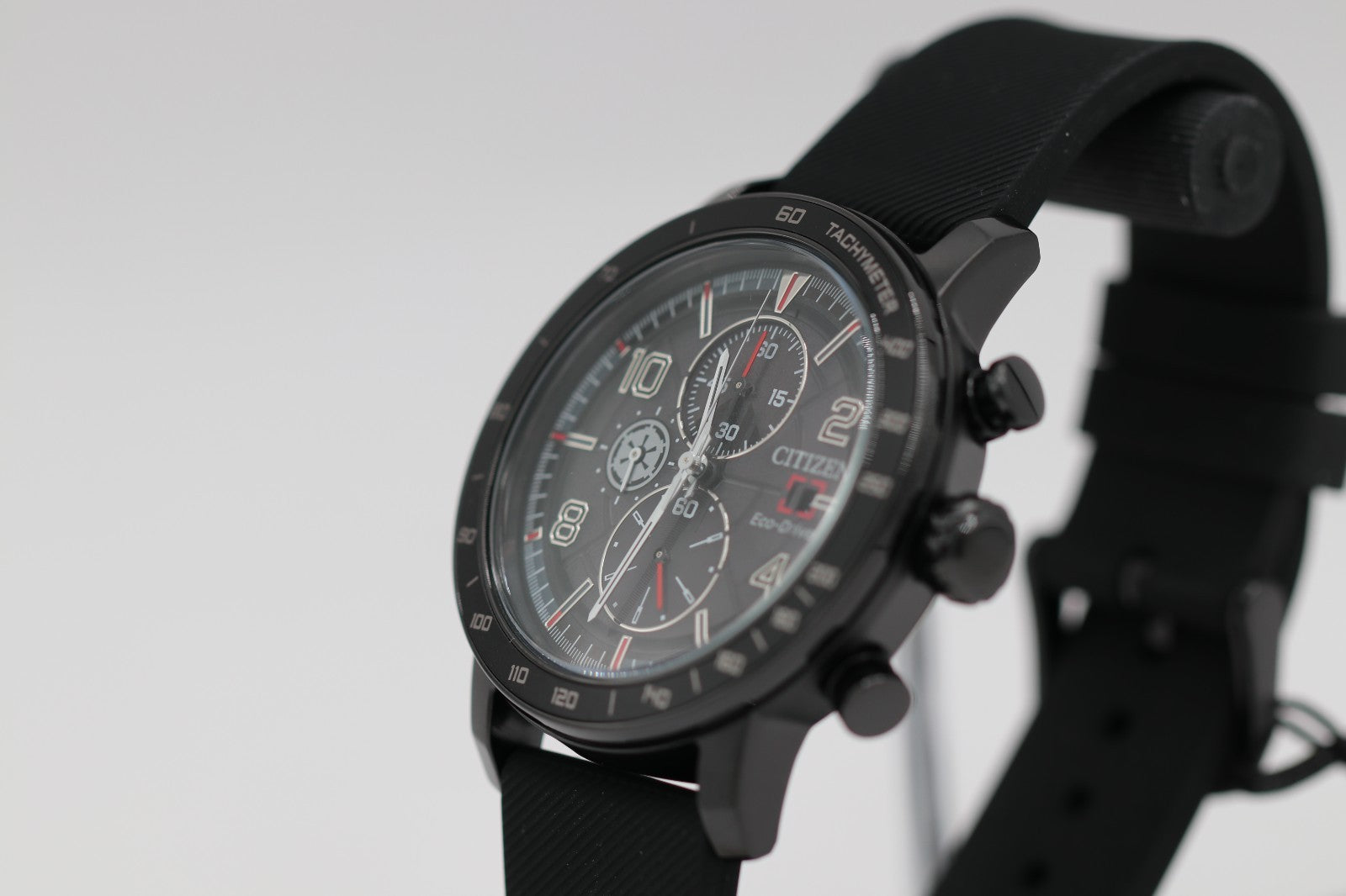 Citizen StarWars Darth Vader Eco-Drive Chrono Mens Watch CA0764-08W / MSRP $425