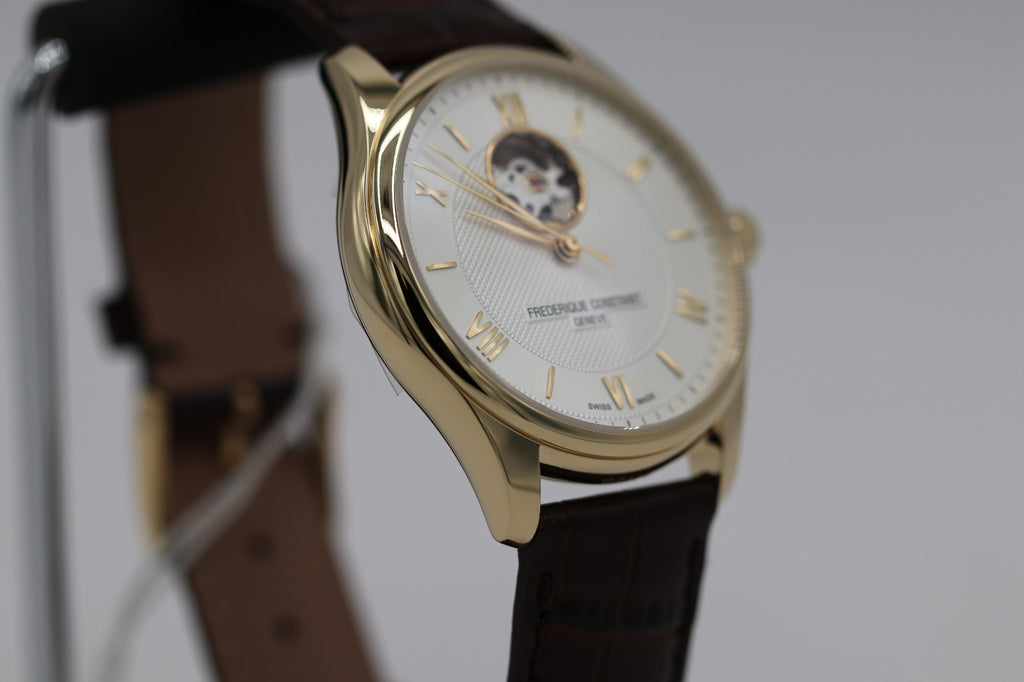 Frédérique Constant Classic Heartbeat Gold Men's Automatic Watch - FC-310MS5B5