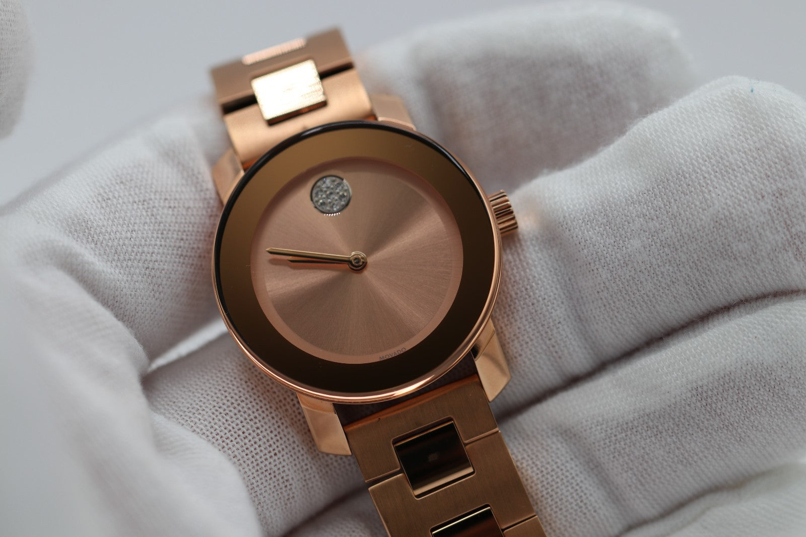 Movado Women's Watch 3600086 Bold Rose Gold Swiss Quartz Stainless Steel 36mm