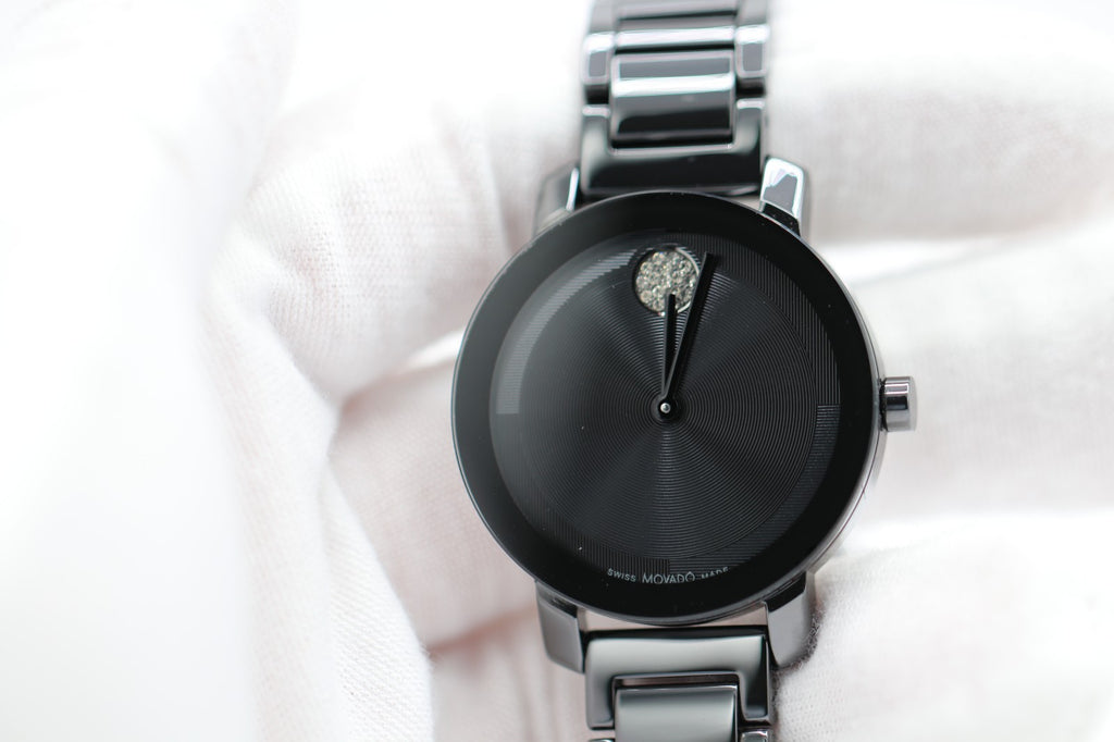 Movado Bold Evolution 2.0 Women's Black Ceramic Quartz Watch 3601235