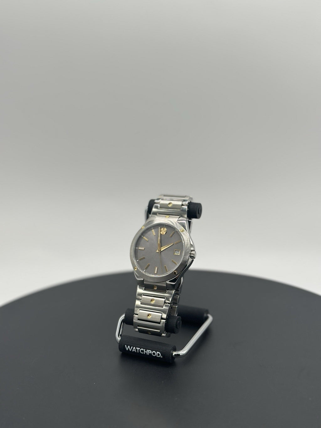 Movado S.e. Series 41mm White Sapphire Crystal Case with Silver Stainless Steel