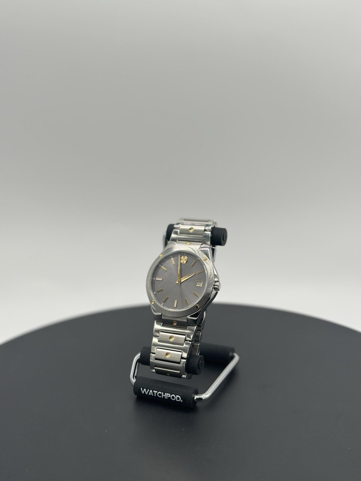 Movado S.e. Series 41mm White Sapphire Crystal Case with Silver Stainless Steel
