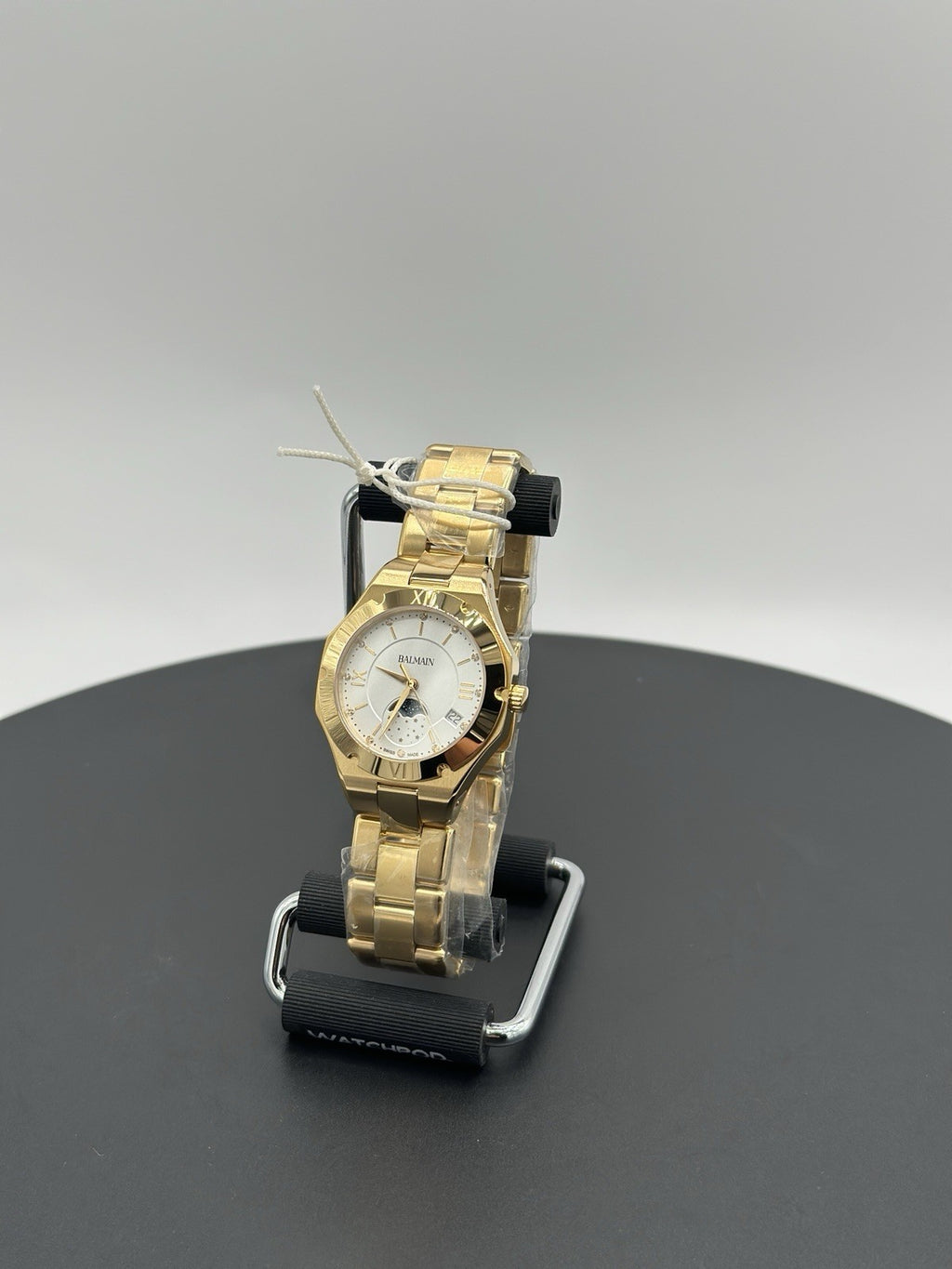 BALMAIN BE BALMAIN B45903322 MOONPHASE DIAMOND PVD GOLD WOMEN'S WATCH 33 MM NEW