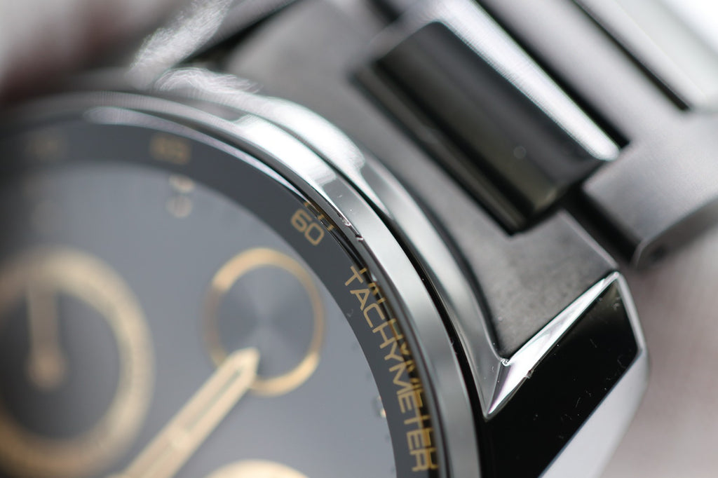 Movado BOLD Verso Chronograph Black Ion-Plated Bracelet Watch | 44mm | 3600906