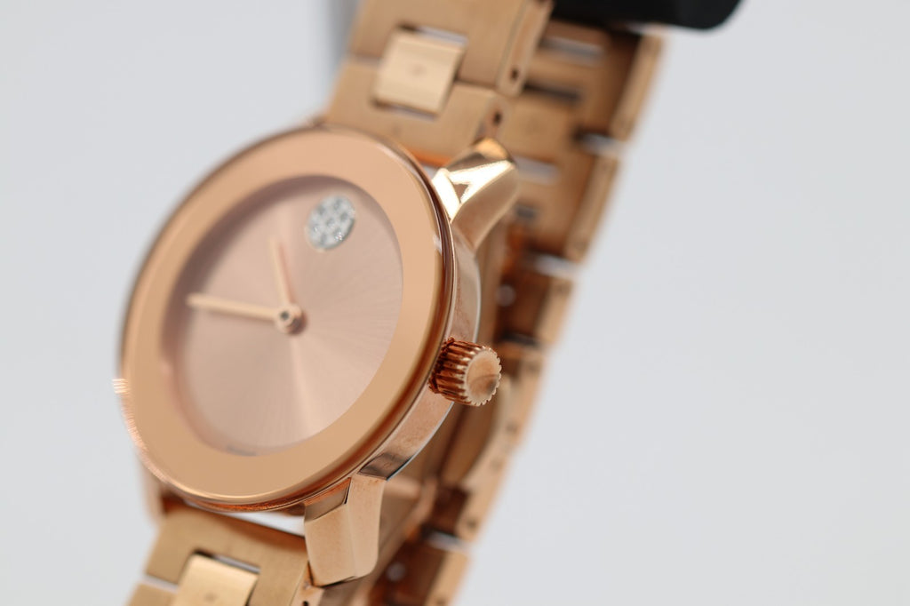 Movado Women's Watch 3600086 Bold Rose Gold Swiss Quartz Stainless Steel 36mm