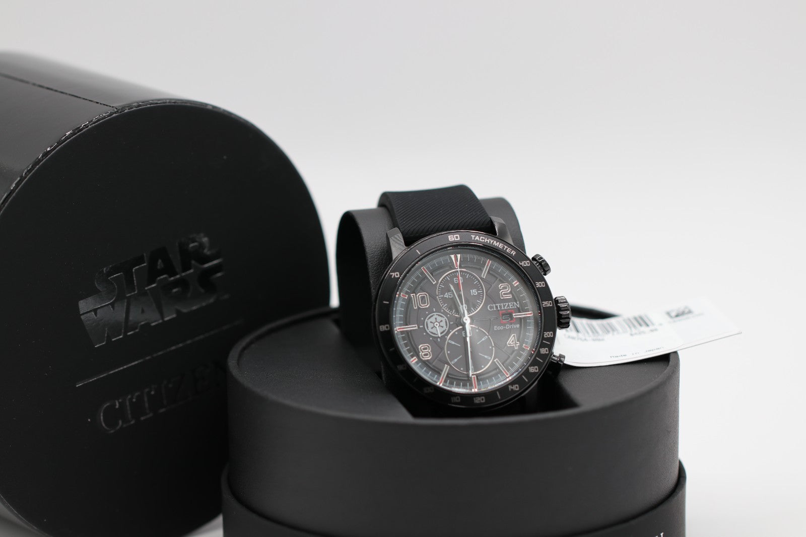 Citizen StarWars Darth Vader Eco-Drive Chrono Mens Watch CA0764-08W / MSRP $425