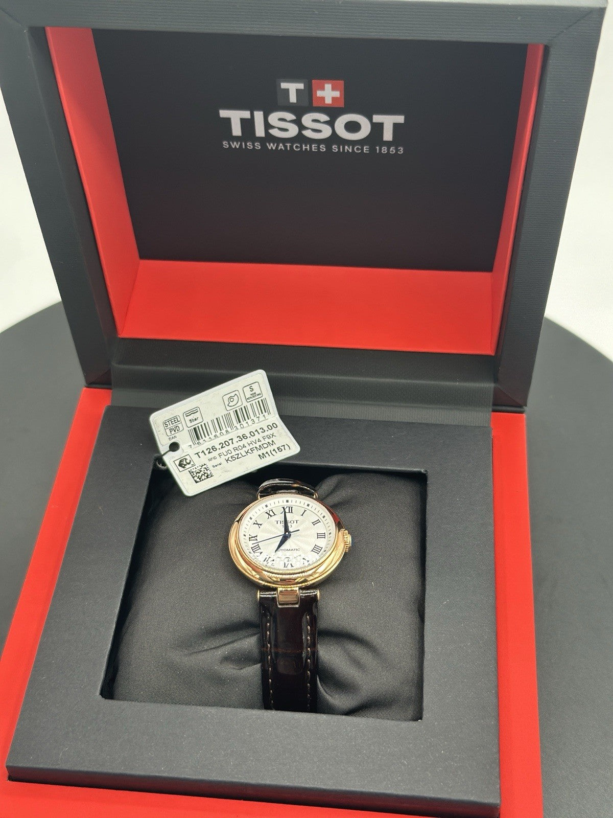 Tissot Bellissima Automatic White Dial Ladies Watch T1262073601300