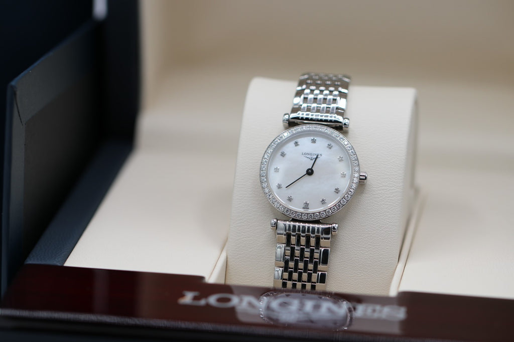 Longines La Grande Classique MOP Diamond Ladies Watch L4.241.0.80.6