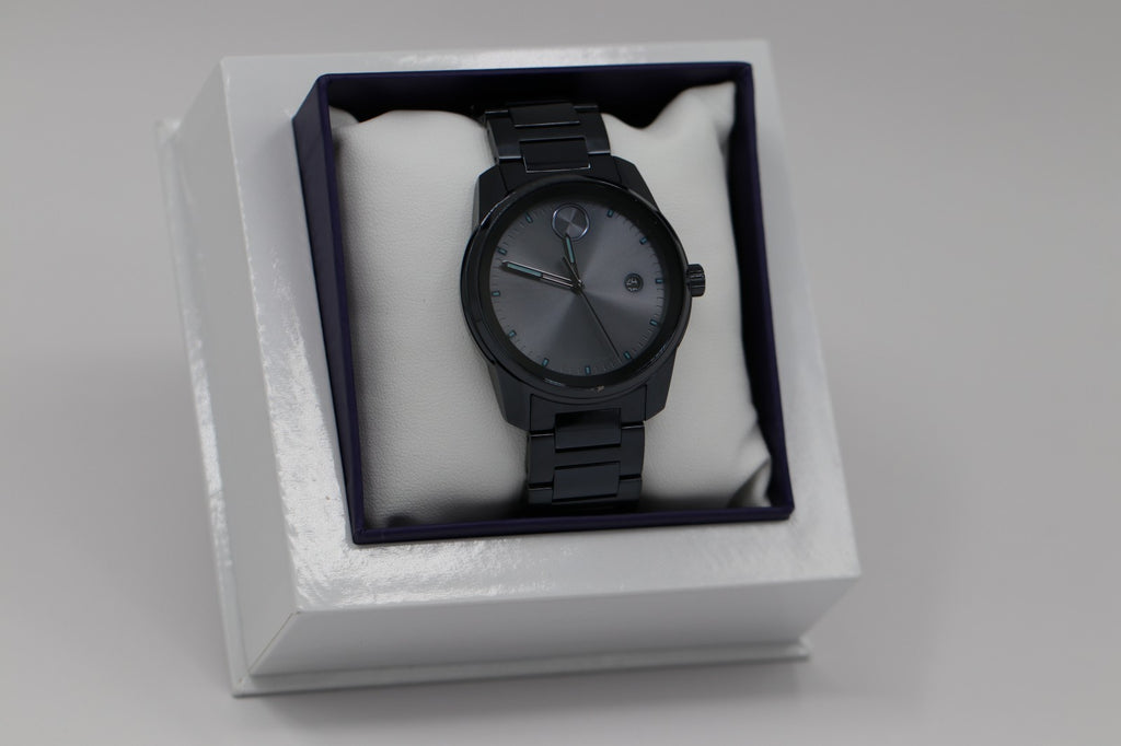 Movado Bold Verso Men's Blue ION PVD Stainless Quartz Watch 3600862